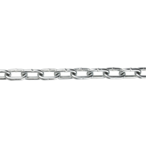 Chaîne &agrave; maillon droit, Acier &agrave; faible teneur en carbone, 1/8" x 350' (106,7 m) l, Calibre 30, Charge d'utilisation 400 lb (0,2 tonne) OSI Industrial Sales