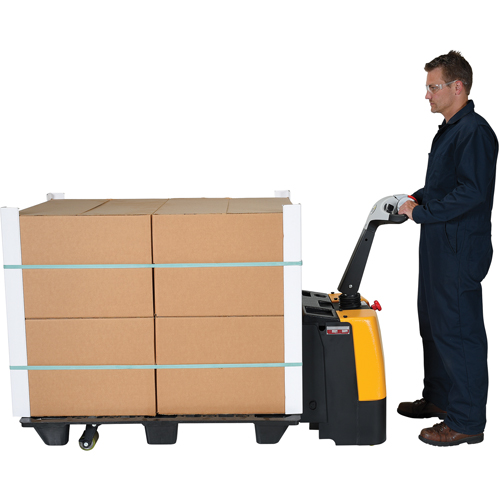 Transpalette &eacute;lectrique motoris&eacute;, Capacit&eacute; 3000 lb, 47" lo x 25" la OSI Industrial Sales