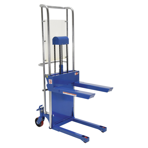 Hefti-Lift Load Stacker, Foot Pump Operated, 880 lbs. Capacity, 59" Max Lift OSI Industrial Sales