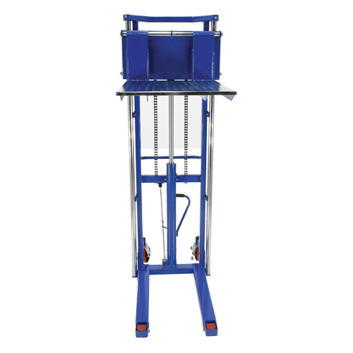 Hefti-Lift Load Stacker, Foot Pump Operated, 1500 lbs. Capacity, 63" Max Lift OSI Industrial Sales