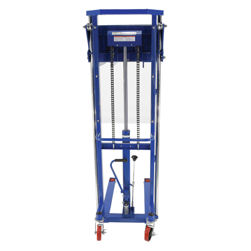 Hefti-Lift Load Stacker, Foot Pump Operated, 1500 lbs. Capacity, 63" Max Lift OSI Industrial Sales