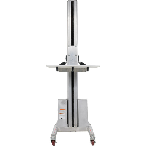 Quick Lift Stacker, Electric Operated, 175 lbs. Capacity, 57" Max Lift OSI Industrial Sales