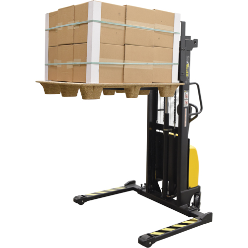 Gerbeur pour chariot &eacute;l&eacute;vateur, Fonctionnement &eacute;lectrique, Capacit&eacute; 2000 lb, Lev&eacute;e max 63" OSI Industrial Sales