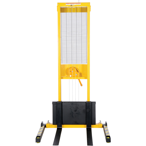Manual Stacker, Hand Winch Operated, 770 lbs. Capacity, 60" Max Lift OSI Industrial Sales