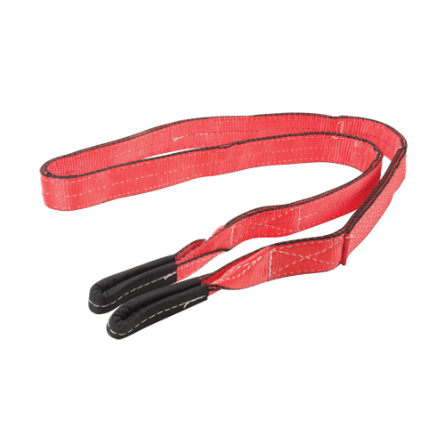 Polyester Sling, Double Ply, Twisted Eye, Type 4, 2'' W x 10' L, 6200 lbs. Vertical Cap. OSI Industrial Sales