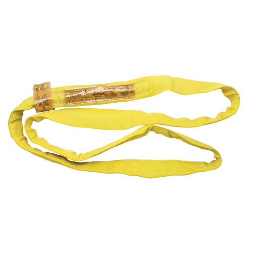 Polyester Round Sling, Yellow, 2-1/2" W x 3' L, 9000 lbs. Vertical Load OSI Industrial Sales
