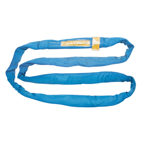 Polyester Round Sling, Blue, 4" W x 12' L, 23000 lbs. Vertical Load OSI Industrial Sales