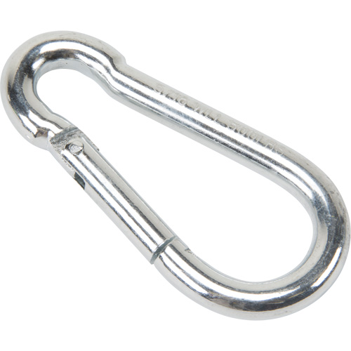 Zinc Plated Snap Hook, 500 lbs (0.25 tons) Working Load Limit, 5/16" Size, 1/2" Eye OSI Industrial Sales