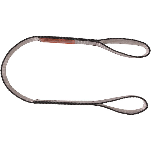 Polyester Web Sling, Double Ply, Double Eye, Type 3, 4" W x 6' L, 11000 lbs. Vertical Cap. OSI Industrial Sales