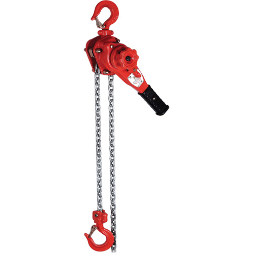 Palan &agrave; levier de s&eacute;rie Super VQ, Lev&eacute;e 10', Cabacit&eacute; 2200 lb (1,1 tonne), Chaîne en Alliage calibre 100 OSI Industrial Sales