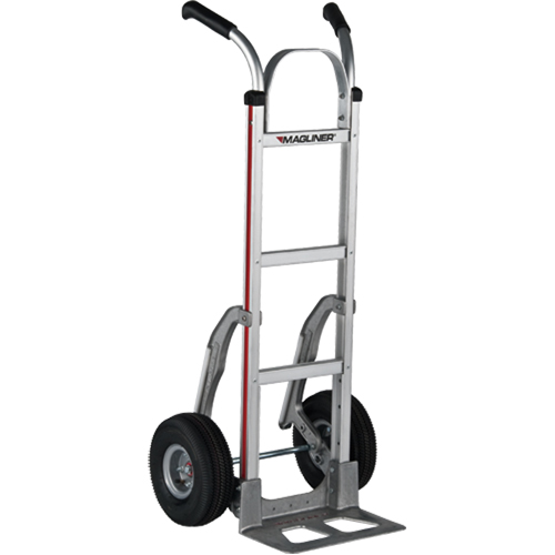 Knocked Down Hand Truck, Dual Handle, Aluminum, 48" Height, 500 lbs. Capacity OSI Industrial Sales