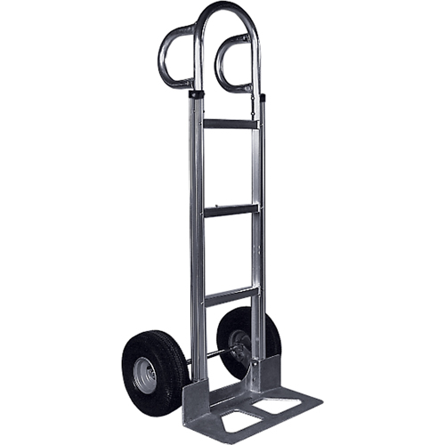 Knocked Down Hand Truck, P-Handle Handle, Aluminum, 55" Height, 500 lbs. Capacity OSI Industrial Sales
