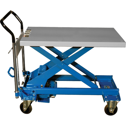 Table &eacute;l&eacute;vatrice &agrave; ciseaux Dandy Lift, 39-2/5" lo x 23-3/5" la, Acier, Capacit&eacute; 1760 lb OSI Industrial Sales