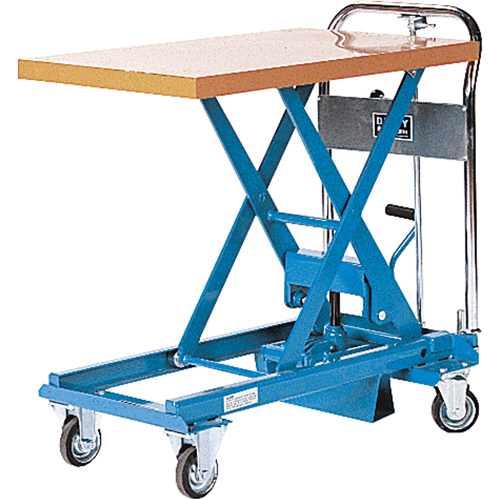Dandy Lift Scissor Lift Table, 31-1/2" L x 19-7/10" W, Steel, 550 lbs. Capacity OSI Industrial Sales