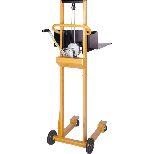 Empileur &agrave; plateforme Easy-Lift, M&eacute;canisme Treuil manuel, Capacit&eacute; de 500 lb, Levage max de 52" OSI Industrial Sales