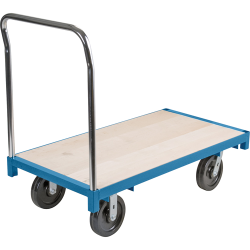 Heavy-Duty Platform Truck, 60" L x 30" W, 2500 lbs. Capacity, Nylon Casters OSI Industrial Sales
