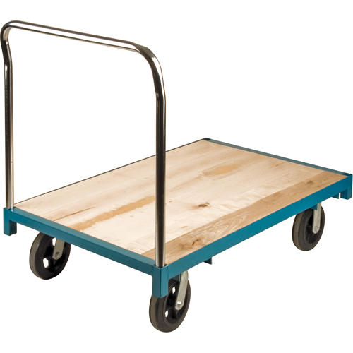 Heavy-Duty Platform Truck, 48" L x 30" W, 2000 lbs. Capacity, Rubber Casters OSI Industrial Sales