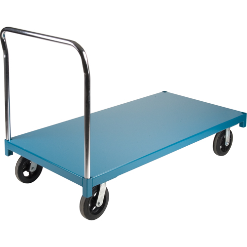 Heavy-Duty Platform Truck, 60" L x 30" W, 2000 lbs. Capacity, Rubber Casters OSI Industrial Sales