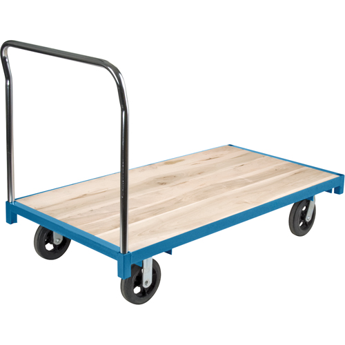 Heavy-Duty Platform Truck, 60" L x 30" W, 2000 lbs. Capacity, Rubber Casters OSI Industrial Sales