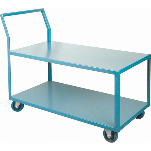 Chariots Surbaiss&eacute;s Robustes, 2 niveaux, 24" la x 48" p x 40" h, 1200 lb Cap OSI Industrial Sales