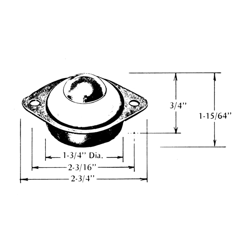 Billes de manutention en acier OSI Industrial Sales