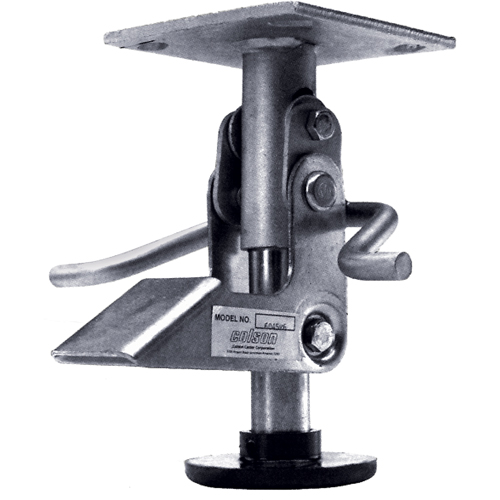 Floor Lock Brakes - Heavy-Duty, 4-3/4" Extended Height, 3-11/16" Retracted Height OSI Industrial Sales