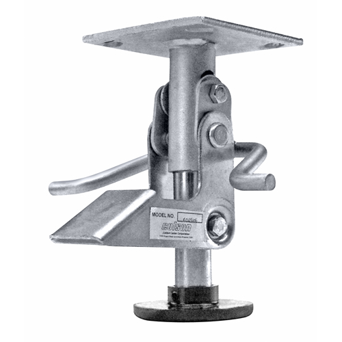 Heavy-Duty Floor Lock Brake, 6-43/64" Extended Height, 5-35/64" Retracted Height OSI Industrial Sales