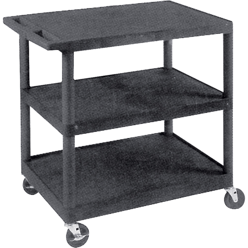 Utility Cart, 3 Tiers, 18" x 34" x 24", 400 lbs. Capacity OSI Industrial Sales