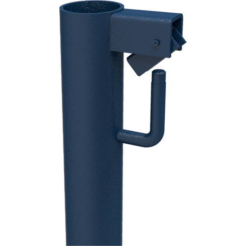 Accessoires pour &eacute;chafaudage - Poteau de garde-corps a/support, Poteau de garde-corps, 6" la x 56" h OSI Industrial Sales