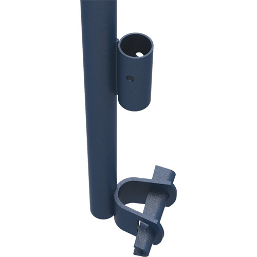 Accessoires pour &eacute;chafaudage - Poteau de garde-corps a/support, Poteau de garde-corps, 6" la x 56" h OSI Industrial Sales