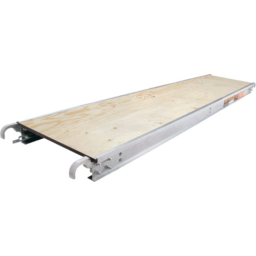 Plateformes de travail - Plancher en contreplaqu&eacute;, Bois, 7' lo x 19" la OSI Industrial Sales