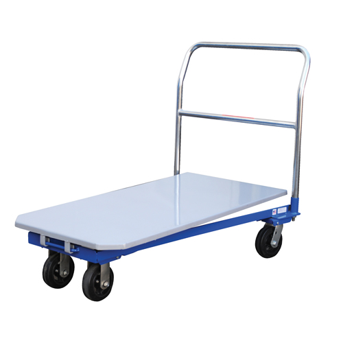 Chariot &agrave; plateforme, 48" lo x 24" la x Capacit&eacute; 1500 lb, Roues en Caoutchouc moul&eacute; OSI Industrial Sales