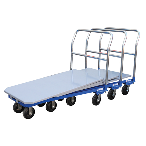Chariot &agrave; plateforme, 48" lo x 24" la x Capacit&eacute; 1500 lb, Roues en Caoutchouc moul&eacute; OSI Industrial Sales