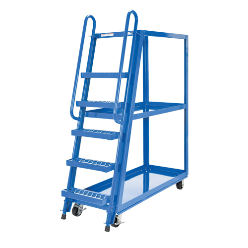 Chariot &agrave; cueillette, Acier, 21-7/8" la x 56-1/8" p, 3 tablettes, Capacit&eacute; 1000 lb OSI Industrial Sales