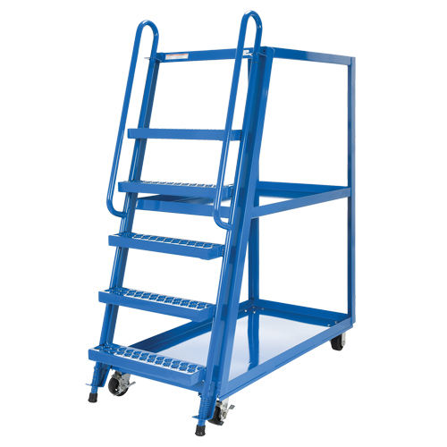 Chariot &agrave; cueillette, Acier, 27-7/8" la x 56-1/8" p, 3 tablettes, Capacit&eacute; 1000 lb OSI Industrial Sales
