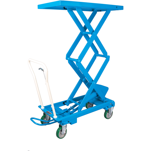 Scissor Lift Tables, 20-1/2" L x 39-3/4" W, Steel, 660 lbs. Capacity OSI Industrial Sales