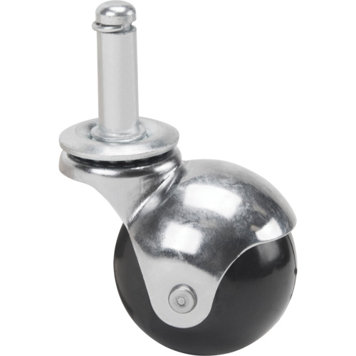 Roulette zingu&eacute;e, Pivotant avec frein, Diam&egrave;tre 2" (50,8 mm), Capacit&eacute; 200 lb (91 kg) OSI Industrial Sales