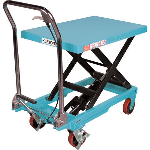Table &eacute;l&eacute;vatrice robuste &agrave; ciseaux hydraulique, 32" lo x 19-3/4" la, Acier, Capacit&eacute; 660 lb OSI Industrial Sales