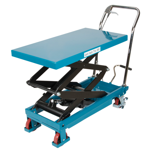 Table &eacute;l&eacute;vatrice robuste &agrave; ciseaux hydraulique, 35-3/4" lo x 19-3/4" la, Acier, Capacit&eacute; 770 lb OSI Industrial Sales