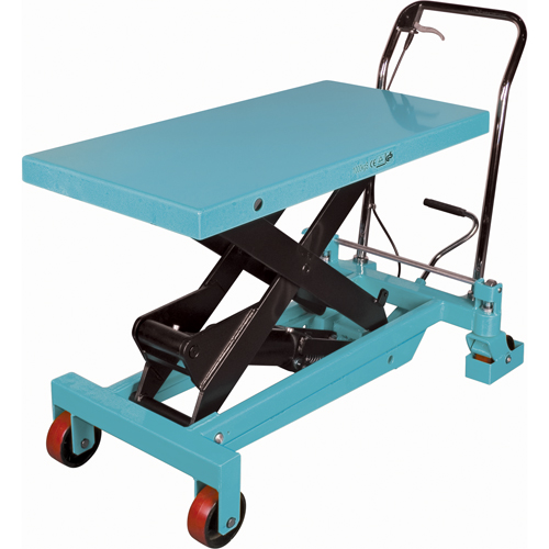 Heavy-Duty Hydraulic Scissor Lift Table, 40" L x 20-1/8" W, Steel, 2200 lbs. Capacity OSI Industrial Sales