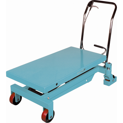 Heavy-Duty Hydraulic Scissor Lift Table, 40" L x 20-1/8" W, Steel, 2200 lbs. Capacity OSI Industrial Sales