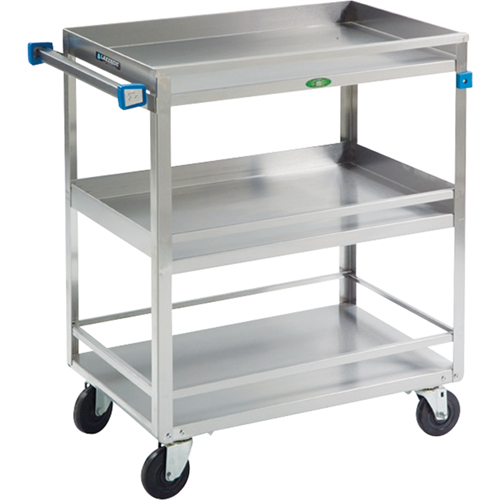 Chariots avec barres de retenue, 3 Tiers, 19" la x 34-3/4" h x 31" p, Capacit&eacute; 500 lb OSI Industrial Sales
