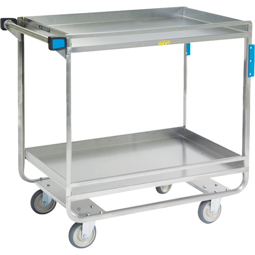 Chariots avec barres de retenue, 2 Tiers, 23" la x 37-1/4" h x 38-5/8" p, Capacit&eacute; 700 lb OSI Industrial Sales