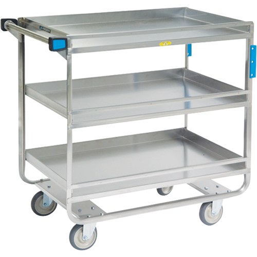 Chariots avec barres de retenue, 3 Tiers, 23" la x 37-1/4" h x 38-5/8" p, Capacit&eacute; 700 lb OSI Industrial Sales
