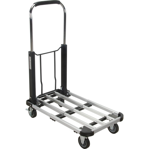 Foldable Platform Trucks, Aluminum, 300 lbs., 28" L x 16" W, 32" High OSI Industrial Sales