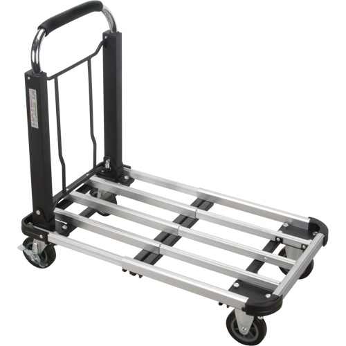 Foldable Platform Trucks, Aluminum, 300 lbs., 28" L x 16" W, 32" High OSI Industrial Sales