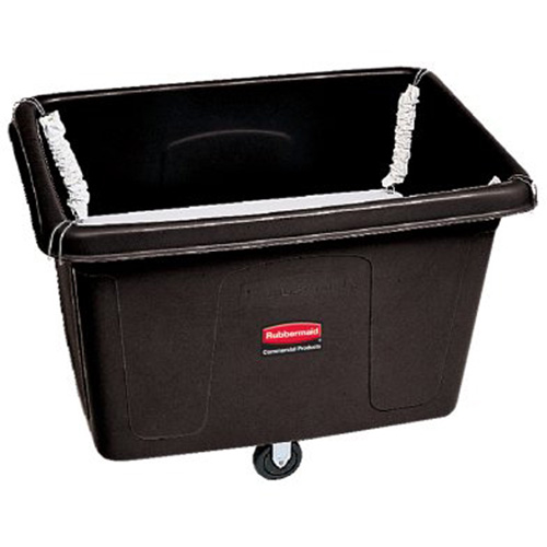 Cube Truck with Spring Platform, Polyethylene, 44-1/16" L x 31" W x 32-1/2" H, 14 cu.ft. Volume, 500 lbs. Capacity OSI Industrial Sales