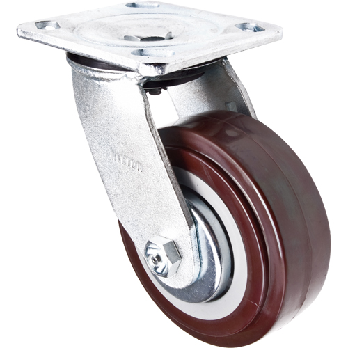 Caster, Swivel, 5" (127 mm), Polyurethane, 650 lbs. (294 kg.) OSI Industrial Sales
