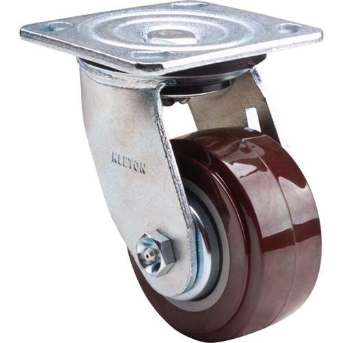 Caster, Swivel, 4" (101.6 mm), Polyurethane, 550 lbs. (249.5 kg.) OSI Industrial Sales