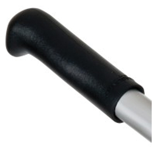 Poign&eacute;e en caoutchouc noir pour diable en aluminium OSI Industrial Sales
